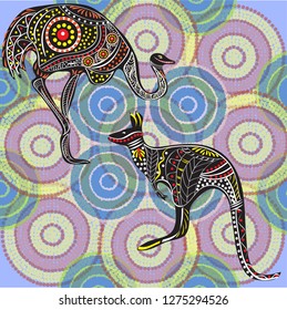 drawing points of Australian natives