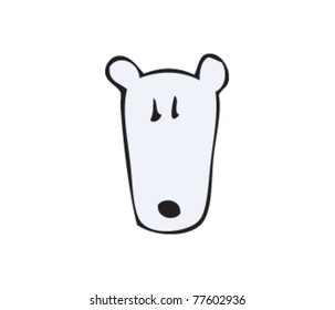 Drawing of a polar bear