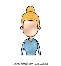 drawing portrait girl avatar fashion image