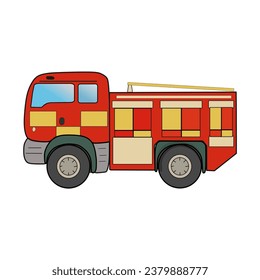 The drawing portrays a firefighting icon vector , symbolizing the profession and equipment used to combat fires, in a concise and recognizable design.