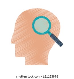 drawing profile head search creativity