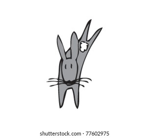 Drawing of a rabbit