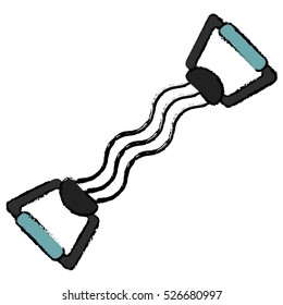 drawing resistance band exercising gym fitness