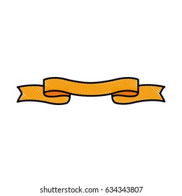 drawing ribbon banner element decoration design