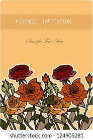 drawing roses