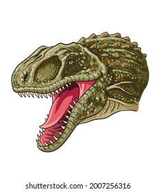 drawing rugops head, art illustration, vector