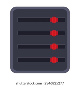 Drawing of safety switch breaker, electric button. Switch vector illustration. Technology, electricity concept