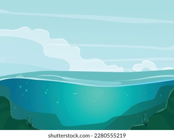 Drawing the sea 