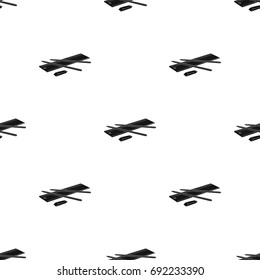 Drawing set of architect icon in black style isolated on white background. Architect symbol stock vector illustration.