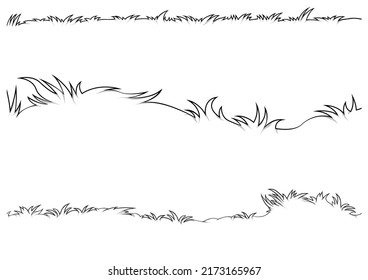 Zeichnung eines Satzes grauer Hintergründe - Cartoon-Illustration einzeln auf weißem Hintergrund, Vektorgrafik