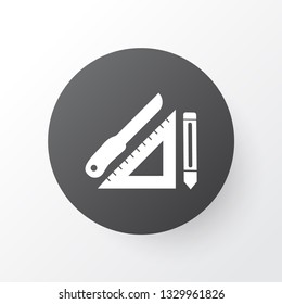 Drawing set icon symbol. Premium quality isolated math element in trendy style.