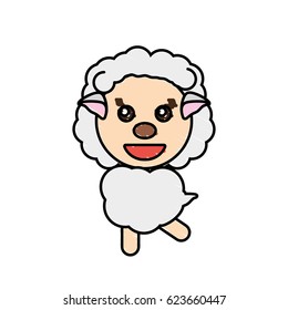 drawing sheep animal character