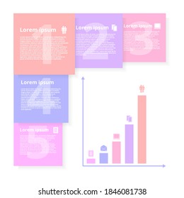 Die Zeichnung zeigt eine Vorlage für die grafische Gestaltung von Informationen.