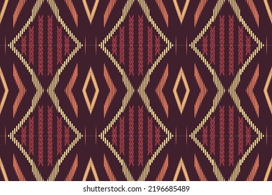 dibujar diseños étnicos simples en Filipinas nativos del patrón ikat tradicional vectorial acuarela bordado folk, indio, escandinavo, gitano, fondo de pantalla africano mexicano. diseño para fondo de impresión