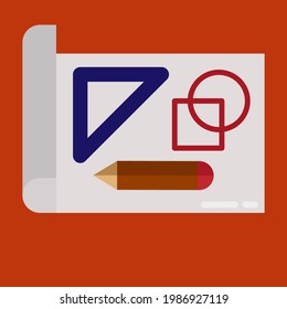 drawing sketching free time icon illustration vector graphic