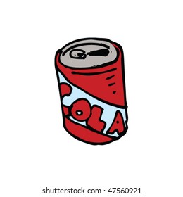 dibujo de una lata de soda