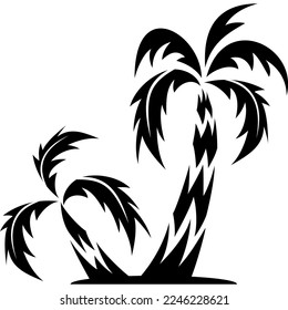 Dibujando una especie de palmera