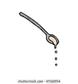 drawing of a spoon