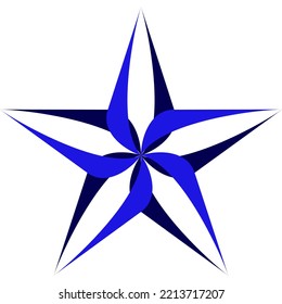 drawing star illustration in vector