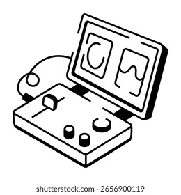 A drawing style icon showing control panel
