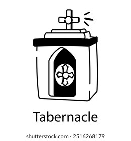 A drawing style icon of tabernacle 