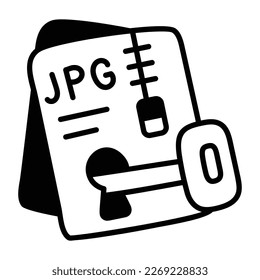 Icono de estilo de dibujo del archivo zip