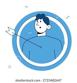 Una ilustración de estilo de dibujo que representa a un público objetivo
