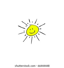 drawing of a sun