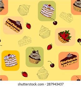 Drawing sweet pattern.