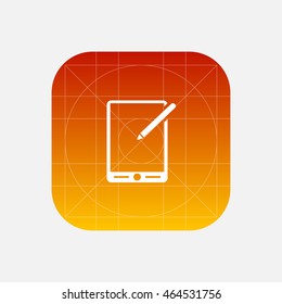 drawing tablet icon