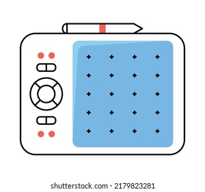 Drawing Tablet Icon On White Background