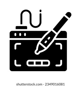 icono de tableta de dibujo para tu sitio web, móvil, presentación y diseño de logotipo.