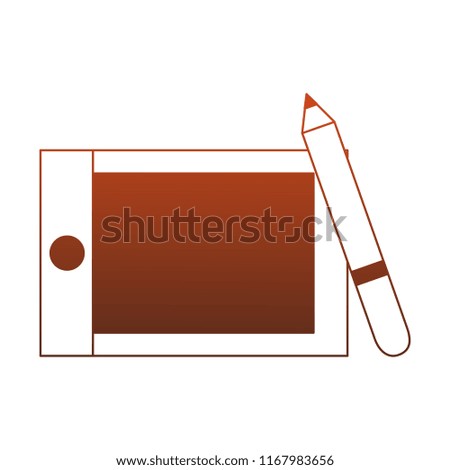 Drawing tablet technology red lines