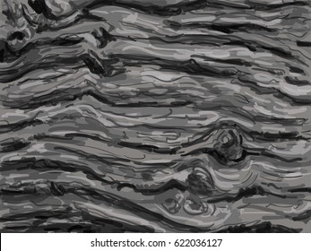 Drawing Texture and pattern of bark for use as background,vector illustration