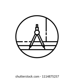 drawing tool, architecture icon