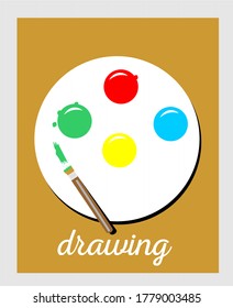 DRAWING TOOL ICON VECTOR DESIGN