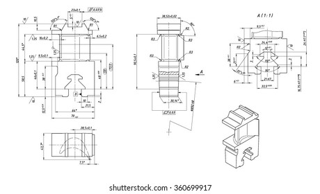 Drawing Turbine Blade Stock Vector (Royalty Free) 360699917 | Shutterstock