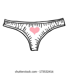 drawing of underwear