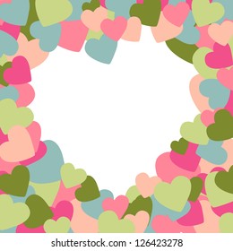 Drawing valentine background
