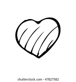 drawing of a valentine heart
