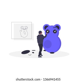 Drawing vector design illustrations
