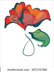 
Drawing vector fashion digital  graphics background with floral pattern for design logo with tulip