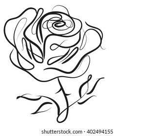 drawing rose