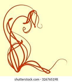 Drawing vector graphics with floral patterns with tulips for design. Floral flower natural design. Graphic, sketch drawing. tulip.
