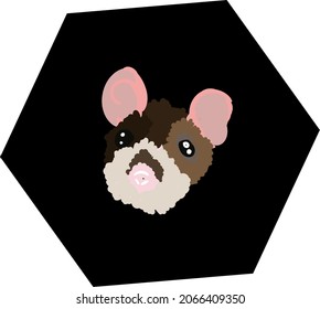 Zeichnen von Vektorgrafik von Ratten für Aufkleber