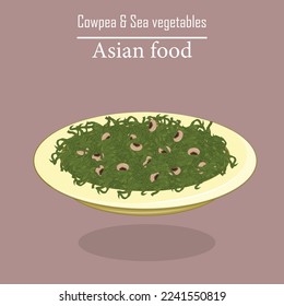 drawing and vector and international cuisine