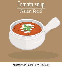 drawing and vector and international cuisine