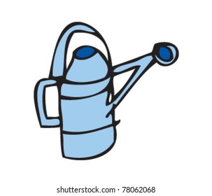 Drawing of a watering can