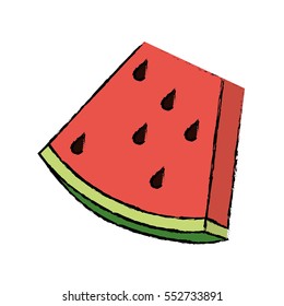 drawing watermelon sweet vitamin nature