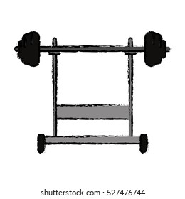 drawing weight barbell equipment fitness gym